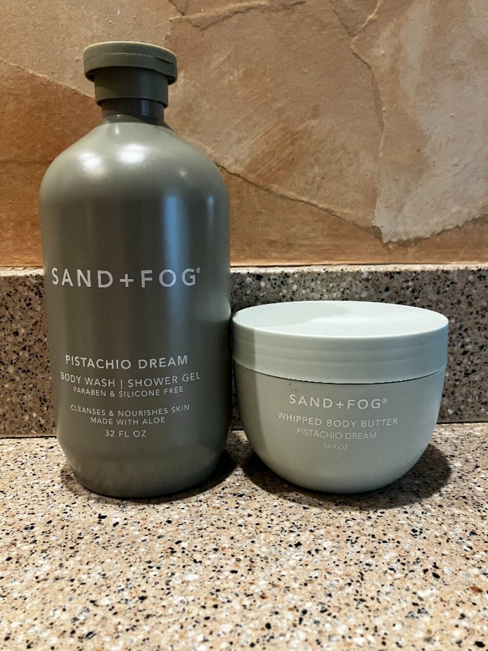 SAND + FOG Pistachio Dreams Body Butter & Bath Shower Gel! NEW!!